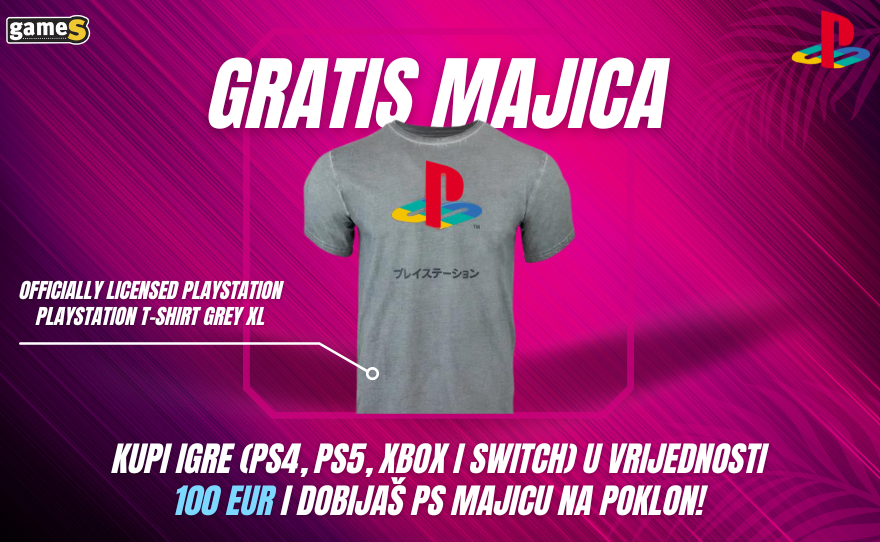 GameS poklanja: 👕 PS1 majica 👕