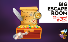 🎈 BIG ESCAPE ROOM, 23. avgust, 17-20h 🎈