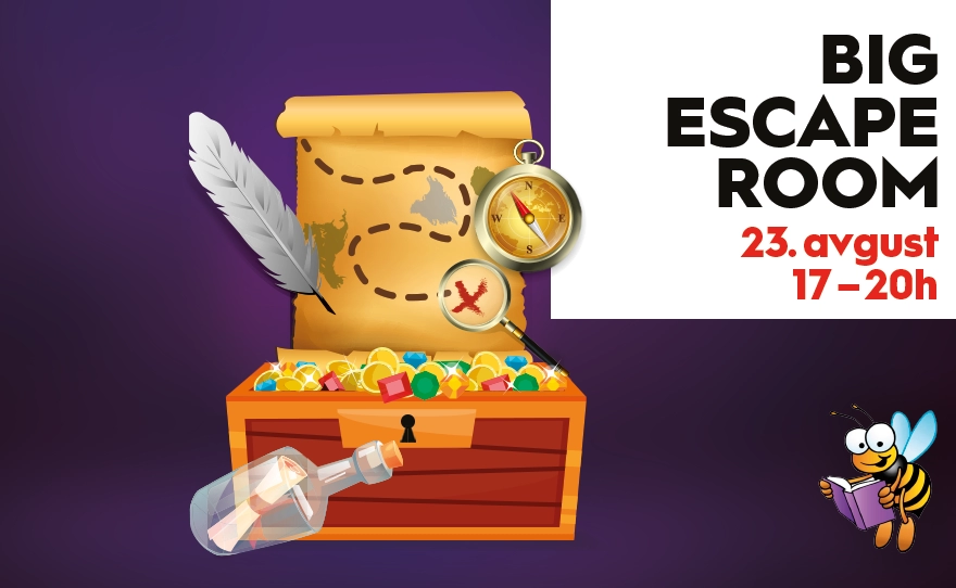 🎈 BIG ESCAPE ROOM, 23. avgust, 17-20h 🎈