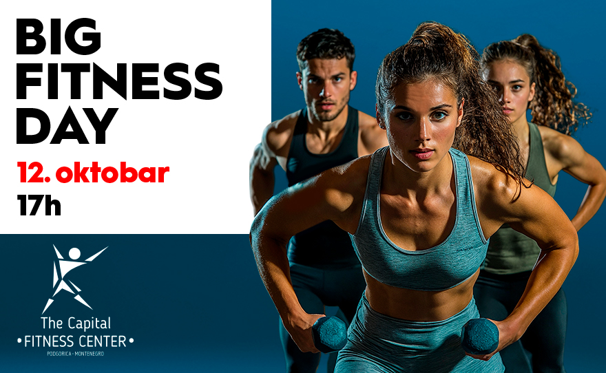 BIG FITNESS DAY, 12. oktobar, 17-20h 💪🏻