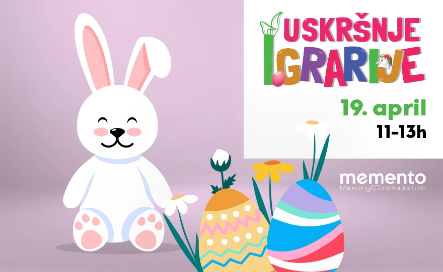 🐰🥚USKRŠNJE IGRARIJE, 19. april od 11-13h🥚🐰