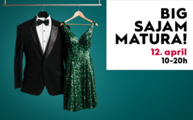 🎓 BIG SAJAM MATURA, 12. april, 10-20h 🎉