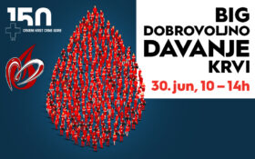 🩸 BIG DOBROVOLJNO DAVANJE KRVI, 30. JUN 10-14h🩸