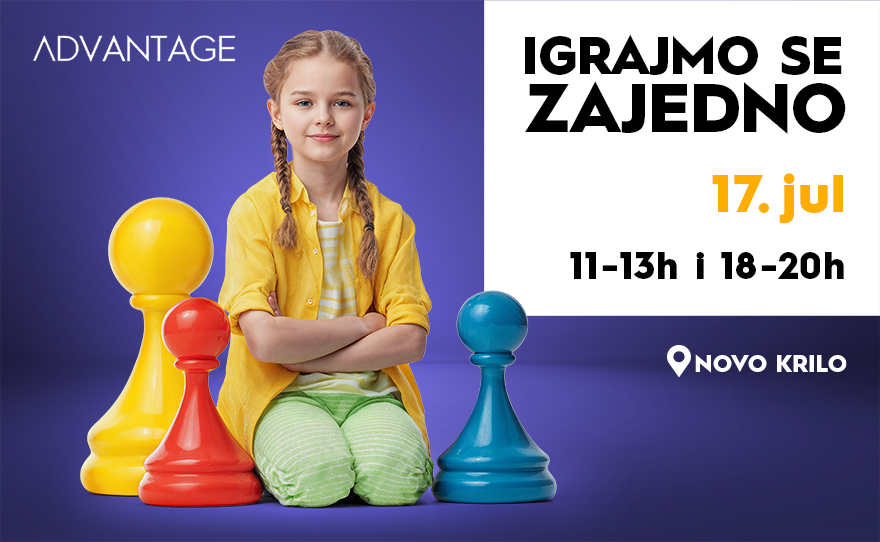 🎲 IGRAJMO SE ZAJEDNO, 17. jul 11-13h i 18-20h 👨👩👧👦