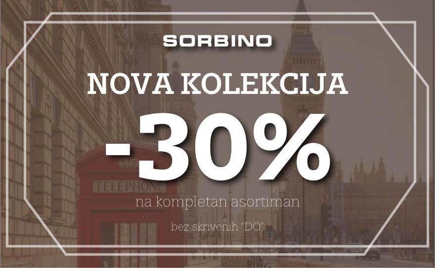 Sorbino – Veliko SEZONSKO SNIŽENJE počinje
