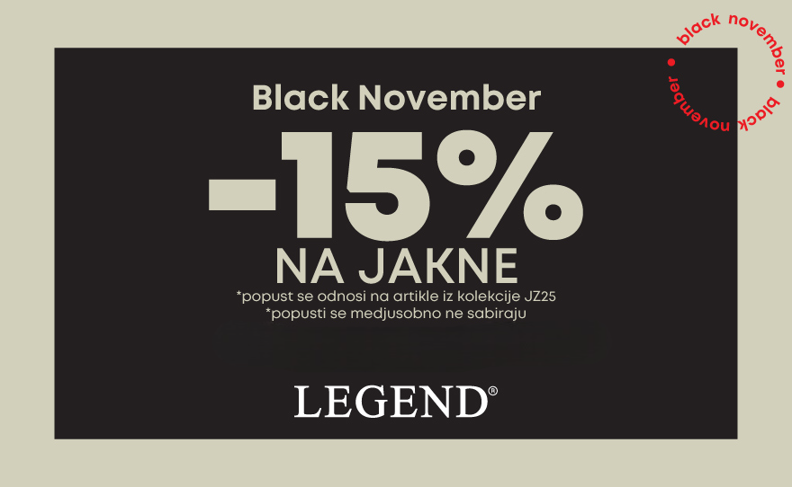 Legend – Snižene jakne za hladne dane!