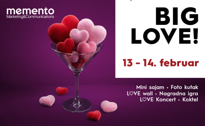 💞 BIG L♡VE stiže u BIG FASHION Podgorica centar, 13. i 14.02. 💞