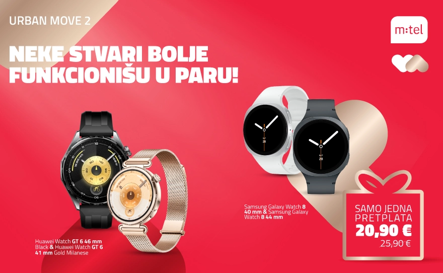 MTEL – Huawei i Samsung pametni satovi