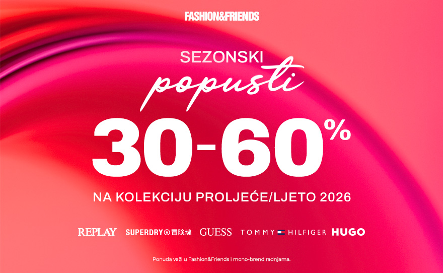 U Fashion Company radnjama sezonski popusti do 60%!