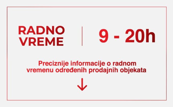 RADNO VREME BIG RAKOVICA CENTRA OD 22. MART