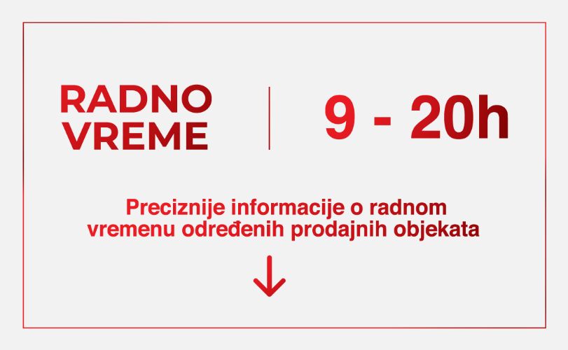 RADNO VREME BIG RAKOVICA CENTRA OD 22. MART