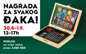 BACK TO SCHOOL AKCIJA, 30. 8 – 1. 9, OD 12H DO 17H!