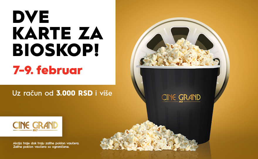 📽️DVE KARTE ZA BIOSKOP na poklon🎁