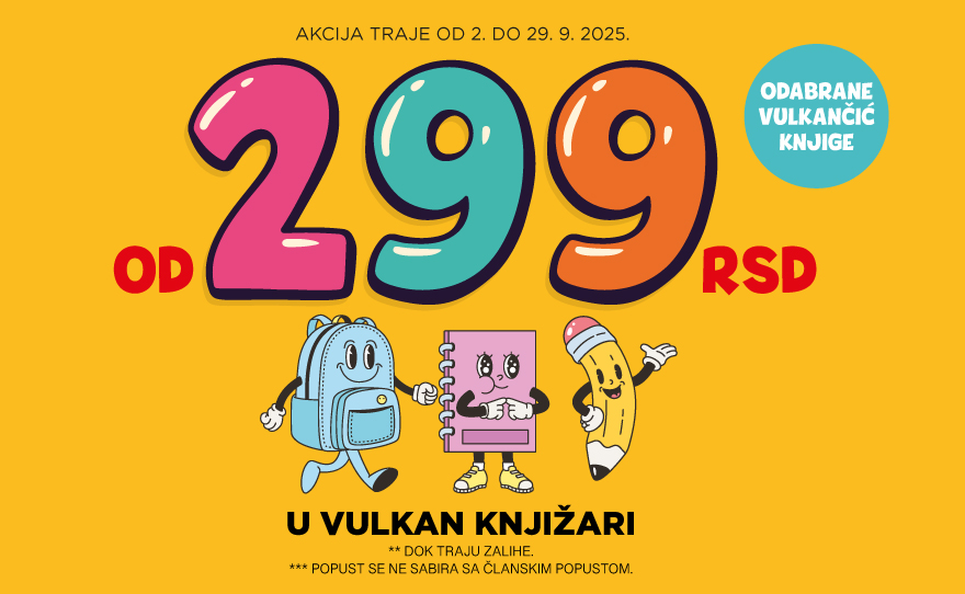 Vulkančić akcija: knjige za decu već od 299 dinara
