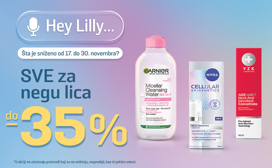 Lilly – popust na negu lica!