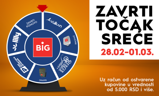 🎡 ZAVRTI TOČAK SREĆE | 28.02 – 01.03.