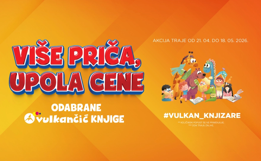 Vulkančić knjige upola cene