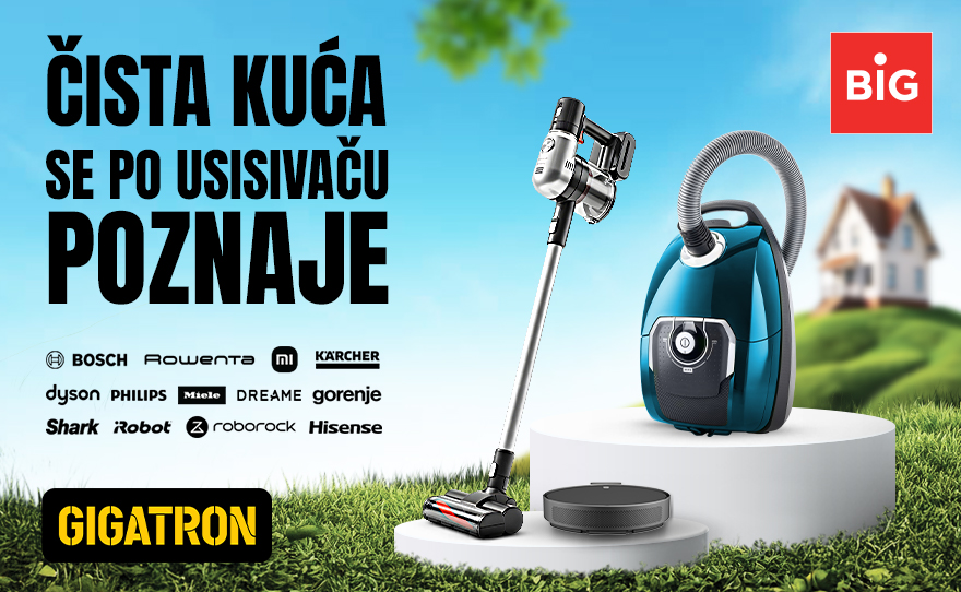 Gigatron – Čista kuća se po usisivaču poznaje