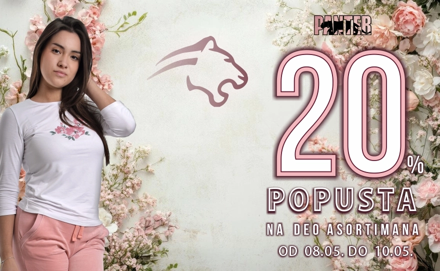 PANTER – POPUST OD 20% NA DEO ASORTIMANA