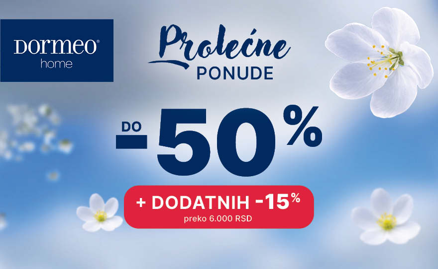Dormeo home – udobnost po prolećnim cenama