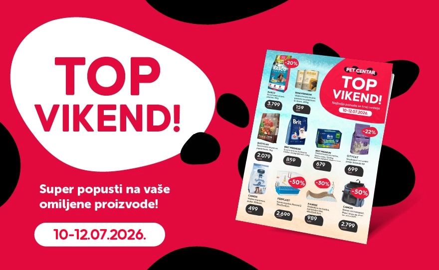 Pet Centar – VIKEND ponuda, iskoristi sjajne popuste!