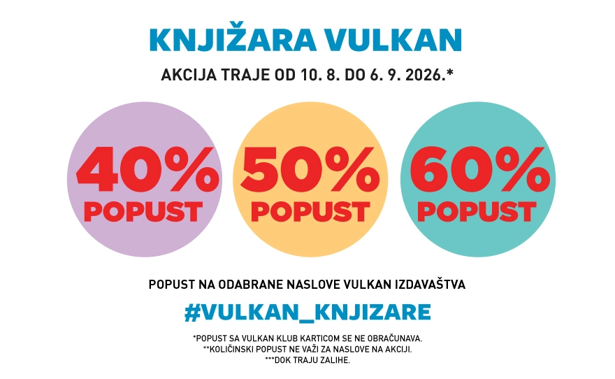 40%, 50% i 60% na odabrane Vulkan knjige