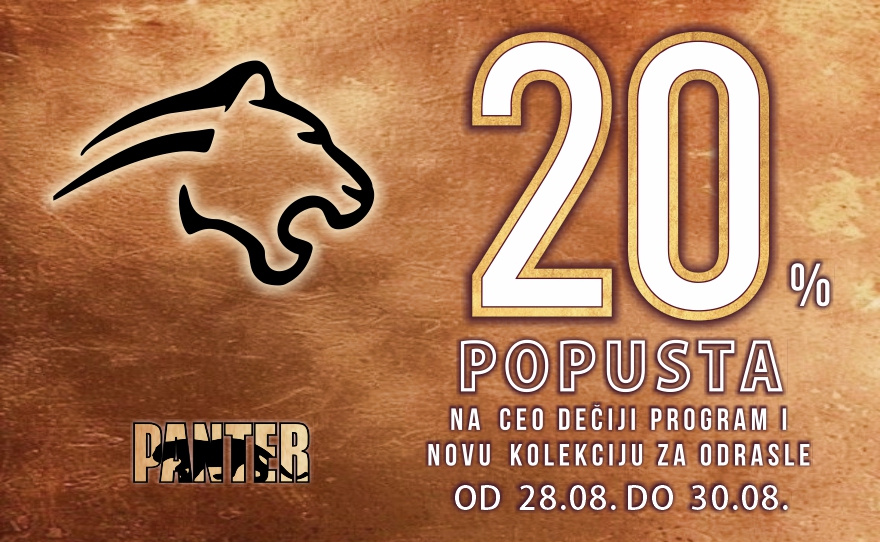 PANTER – SREĆAN POVRATAK U ŠKOLU I NA RADNA MESTA!