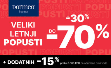 Dormeo home – Veliki letnji popusti