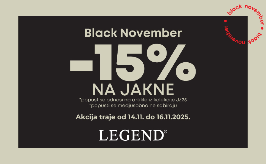 Legend – Snižene jakne za hladne dane!