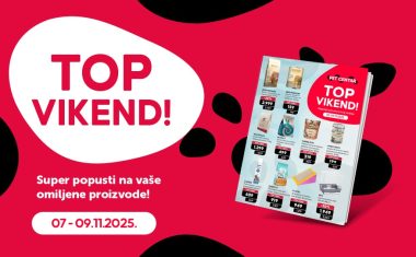Iskoristi TOP vikend ponudu u Pet Centru