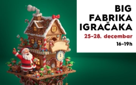 🧸 BIG FABRIKA IGRAČAKA, 25–28. decembar, 16–19 h 🧸