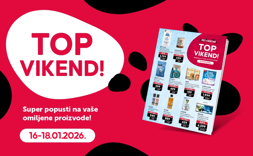 Pet centar – TOP VIKEND ponuda, iskoristi sjajne popuste!