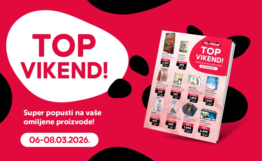 Pet centar – TOP VIKEND artikli su tu! 🐾