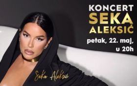 KONCERT SEKA ALEKSIĆ | 22. maj, 20h 🎤