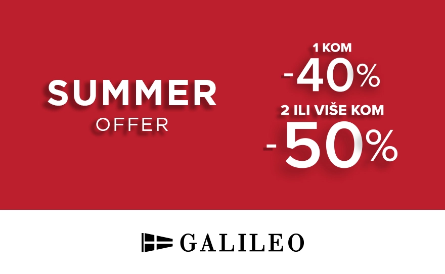 Summer offer u Galileo radnji