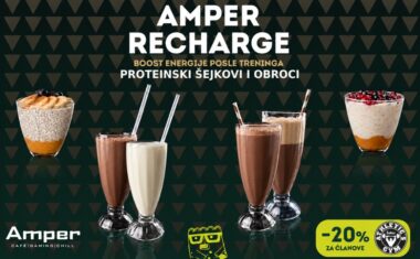 AMPER RECHARGE: Napuni energiju uz 20% popusta za članove Athletic’s Gyma