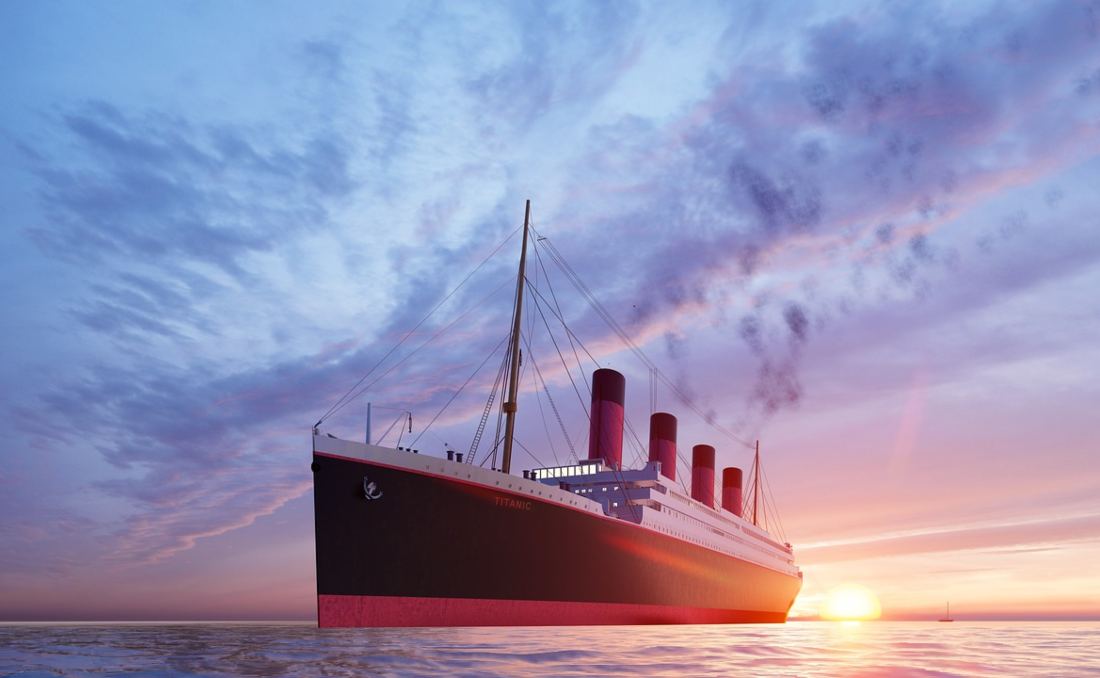 Titanik brod i film.