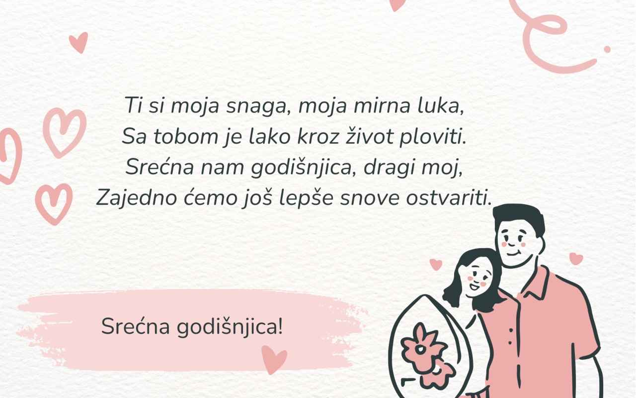 Romantične i lične čestitke za godišnjicu braka mužu – od srca za partnera u životu.