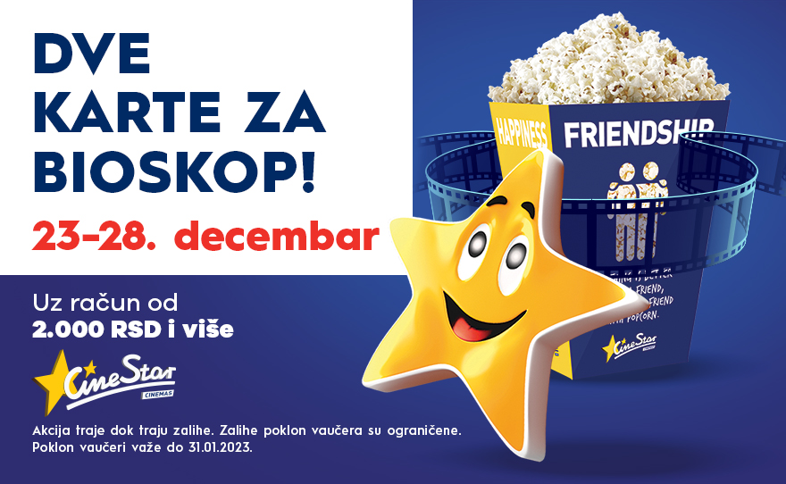 🎅 SLIKAJ SE SA DEDA MRAZOM, 23-27. decembar! 🎅🏻