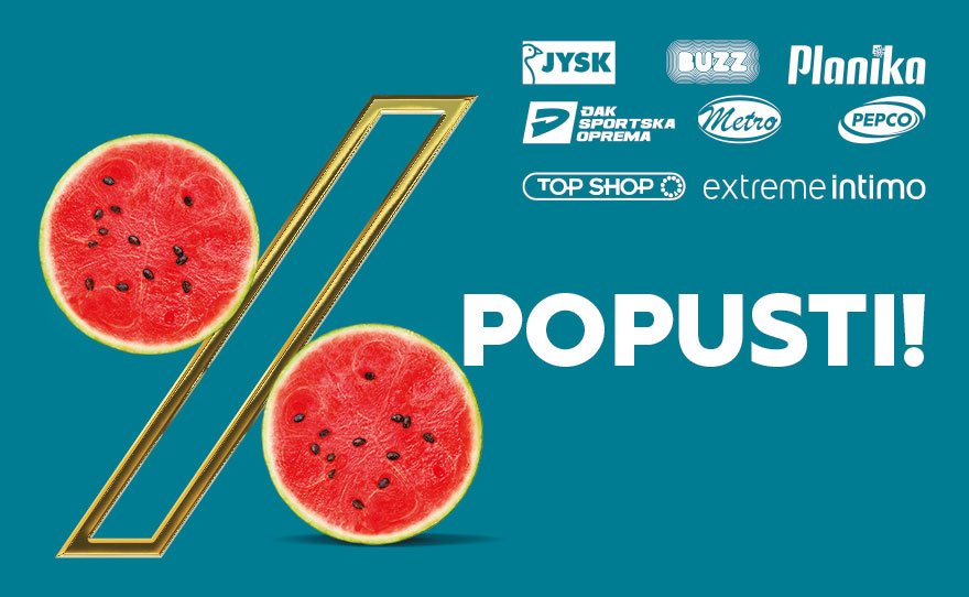 🛍️☀ #BIGZRENJANIN centar vam donosi neodoljive letnje POPUSTE na sve što vam je potrebno tokom narednih meseci.