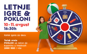 ☀️Letnji vikend, 10. i 11. avgust, 17:30 – 20:30h ☀️