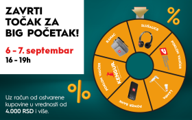 🎡ZAVRTI TOČAK ZA BIG POČETAK! 30-31. avgust – ODLOŽENO