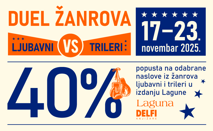 Laguna – Čak 40% popusta na ljubavne i triler romane!