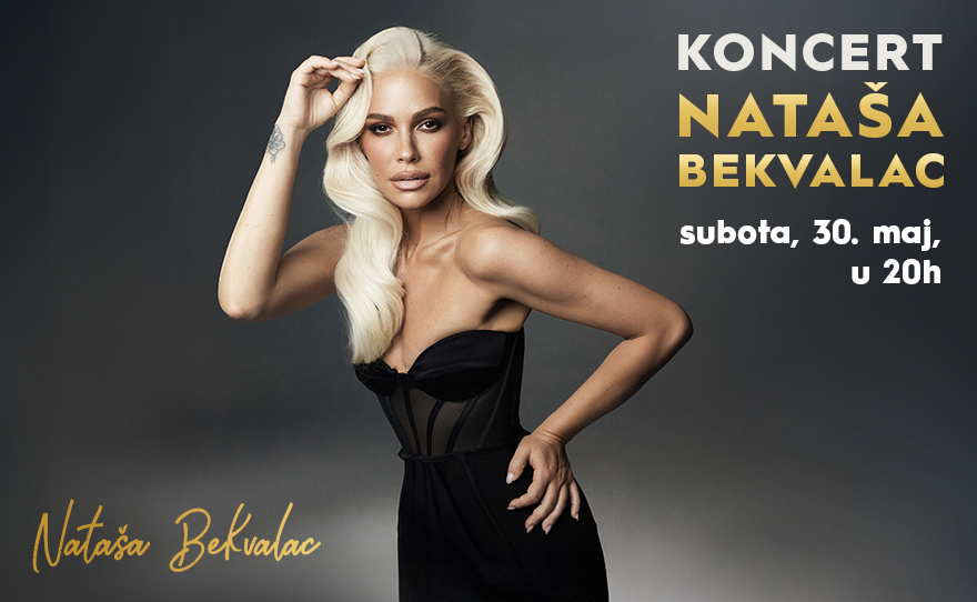 Koncert Nataše Bekvalac u Zrenjaninu u BIG centru 30. maja