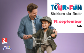 🚴♂️ TOUR DE FUN | Biciklom do škole, 19. septembar od 16h 🚴♂️